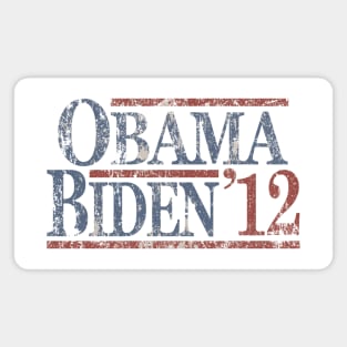 Distressed Obama Biden 12 Magnet